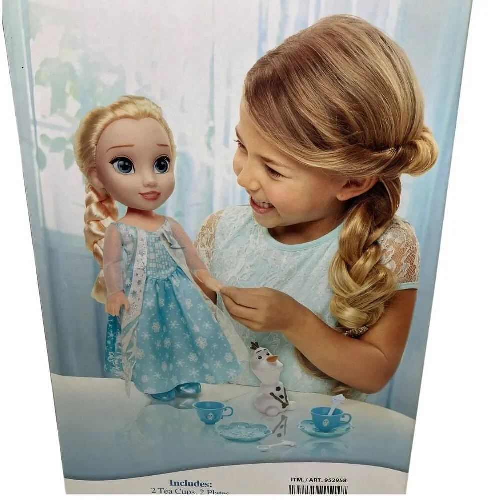 Disney‎ Frozen Elsa & Olaf Doll Set with Snowflake Dress – Christmas Gift